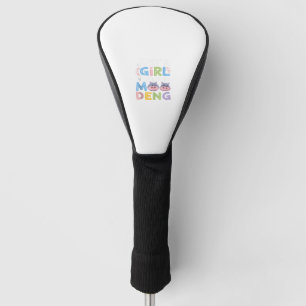 Mens MooDeng Just a Girl Who Loves Deng おもしろい ゴルフヘッドカバー