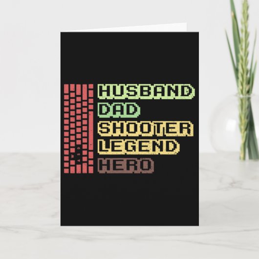 Mens Mouse Gamer Design For Your Computer Gaming H カード (正面)