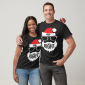Mens Mr Right Santa Outfit Christmas Matching Coup Tシャツ (ユニセックス)