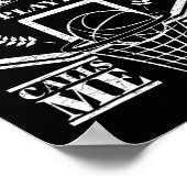 Mens My Favorite Bysketbyll Player Calls Me Dad  ポスター (角)