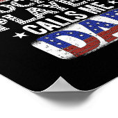 Mens My Field お気に入りの Hockey Player Calls Meパパ ポスター (角)