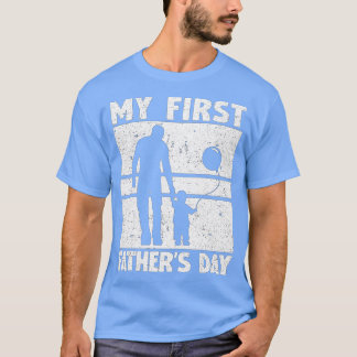 Mens My First Fanteers Dayヴィンテージニューダディージョーク( Tシャツ