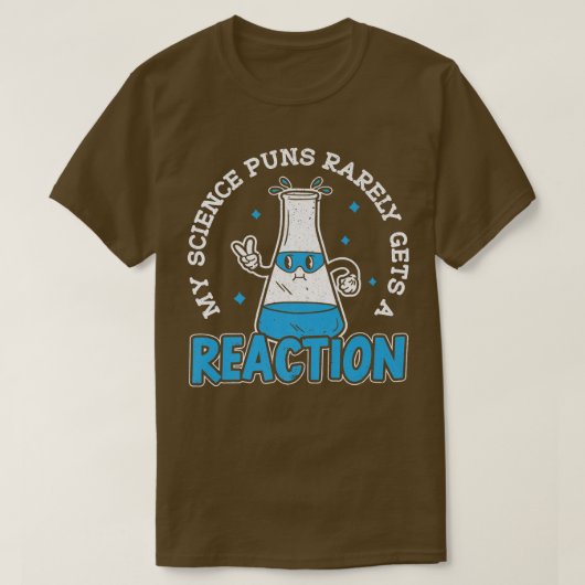 Mens My Science Puns Rarely Get A Reaction Premium Tシャツ (デザイン正面)