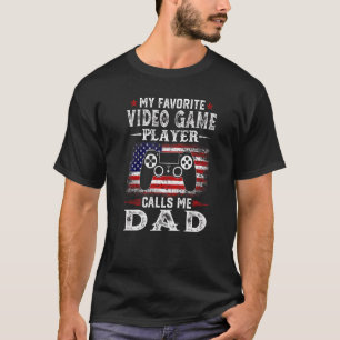 Mens My Video お気に入りの Game Player Calls MeパパUs Tシャツ