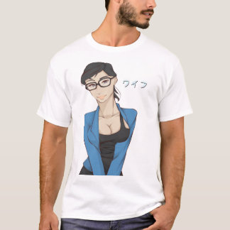 Mens My Waifu お気に入りの Mia KhalifaグラフィックおもしろいG Tシャツ