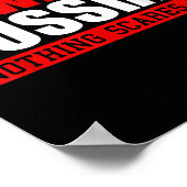 Mens My Wife Is Russian Nothing Scares Me! Funny H ポスター (角)