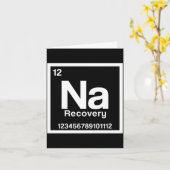 Mens na element narcotics anonymous recovery sober カード (黄色い花)