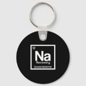 Mens na element narcotics anonymous recovery sober キーホルダー (正面)