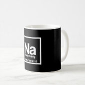Mens na element narcotics anonymous recovery sober コーヒーマグカップ (正面右)