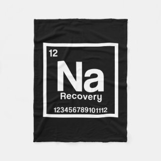 Mens na element narcotics anonymous recovery sober フリースブランケット