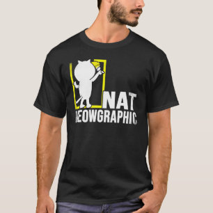 Mens nat笑わされる Meography Cat表現 Tシャツ