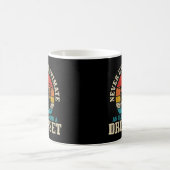 Mens Never Underestimate An Old Man With A Fat Bik コーヒーマグカップ (中央)