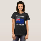 Mens New Zealand Dad Best Dads are from New Zealan Tシャツ (正面フル)