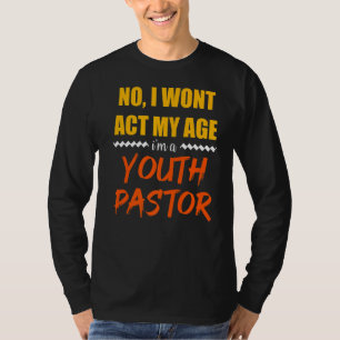 Mens No私は私の年齢を振るわない私は若い牧師Cath Tシャツ