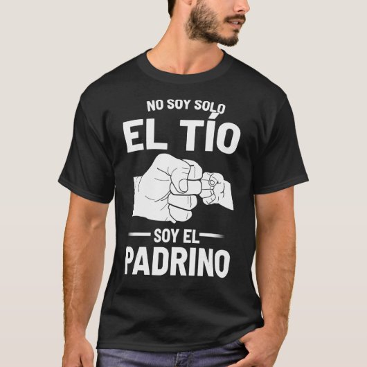 Mens No Soy Solo El Tio Soy El Padrino Tシャツ (正面)