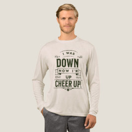 MEN'S NOW I'M UP CHEER UP LONG SLEEVE T SHIRT  トライブレンドＴシャツ
