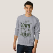 MEN'S NOW I'M UP CHEER UP SWEATSHIRT スウェットシャツ (正面フル)