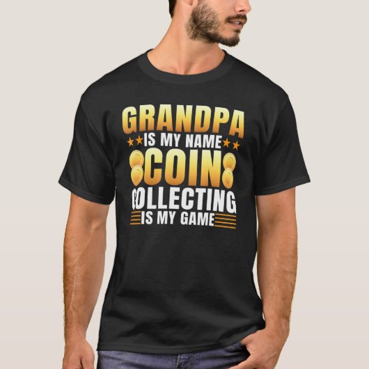 Mens Numismatistコインじいんパコイン回収Is Tシャツ (正面)