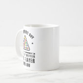 Mens Old Guy Pool Player Gift For Elder Billiards  コーヒーマグカップ (正面左)