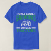 Mens Only Cool Grandpas Drives Tractors Farmer  Tシャツ (デザイン正面)