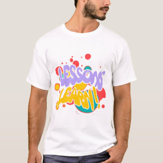 MEN'S PAINT SPLASH LESSONS LEARN T SHIRT  Tシャツ