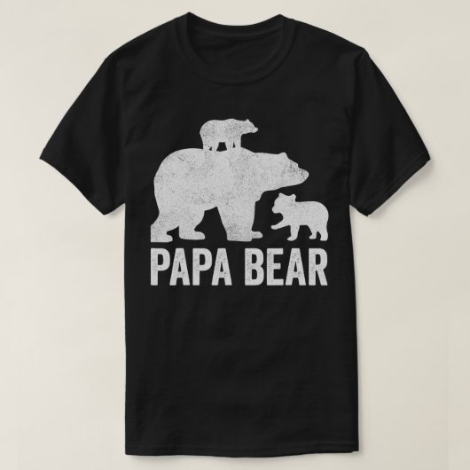 Mens Papa Bear Fathers Day Grandad s, Fun 2 Cub Ki Tシャツ (デザイン正面)