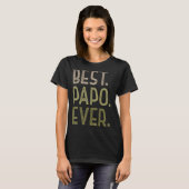 Mens Papo孫から男性へPapo Ev最高のへ Tシャツ (正面フル)