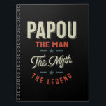 Mens Papou Shirt Gift: The Man The Myth The Legend ノートブック<br><div class="desc">Papou The Man The Myth The Legend grandfather dad daddy father's day grandpa grandad greek funny cool quote saying birthday gift idea. This awesome Papou The Man The Myth The Legend clothing item is the perfect weird present for friends colleagues and family members on christmas thanksgiving anniversary or any holiday....</div>
