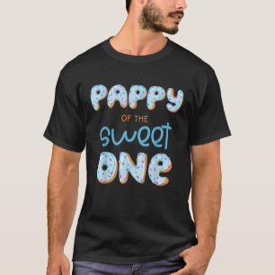 Mens Pappy of the Sweet One Donut Boy第1誕生日 Tシャツ