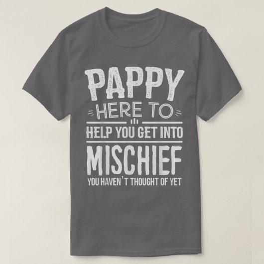 Mens Pappy Tee孫GrandfathからおもしろいTee Tシャツ (デザイン正面)