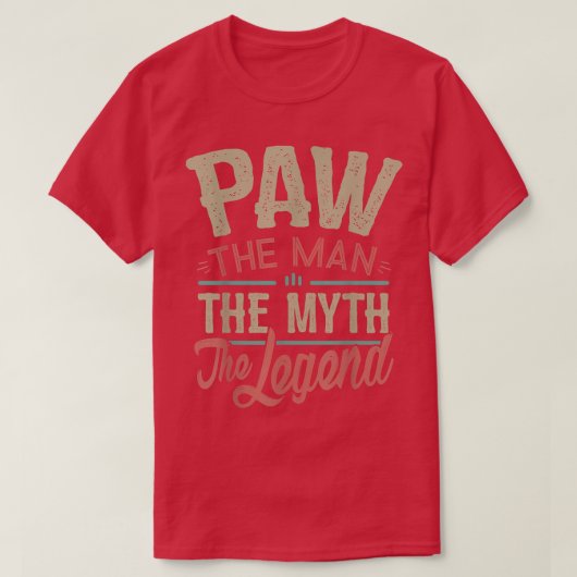 Mens Paw T from Grandchildren Paw the Myth the Leg Tシャツ (デザイン正面)