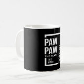 Mens Pawpaw男の神話の伝説のギフト コーヒーマグカップ (正面左)