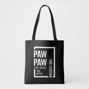 Mens Pawpaw男の神話の伝説のギフト トートバッグ
