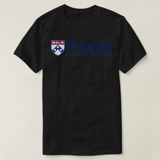 Mens Penn Quakers Apparel Veterinary School  Tシャツ (デザイン正面)