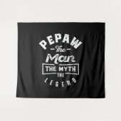Mens Pepaw男の神話の伝説のギフト タペストリー (正面(横))