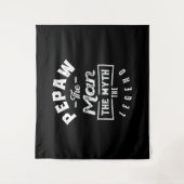 Mens Pepaw男の神話の伝説のギフト タペストリー (正面)