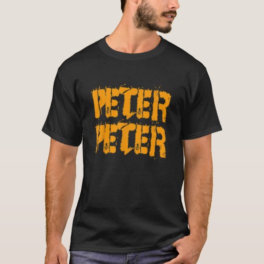 Mens Peter Peter TShirt Pumpkin Eater Costume Shir Tシャツ (正面)