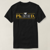 Mens PhD Graduation Gift Present Phinished Premium Tシャツ (デザイン正面)
