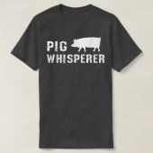 Mens Pig Whisperer Piggery Business Farming Meat L Tシャツ (デザイン正面)