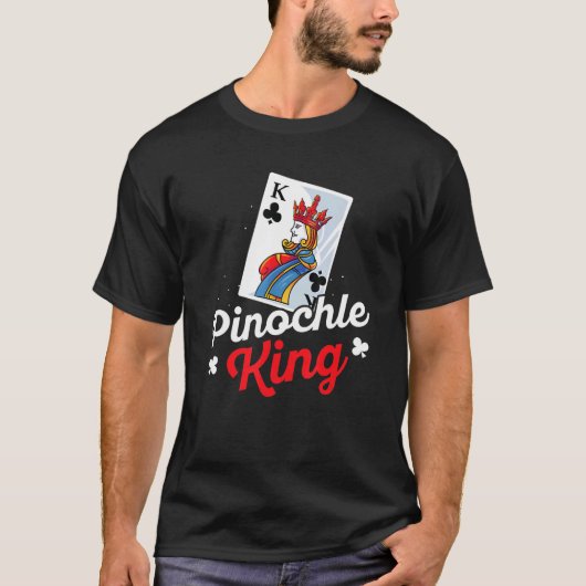 Mens Pinochle Player   Pinochle King His And Hers  Tシャツ (正面)