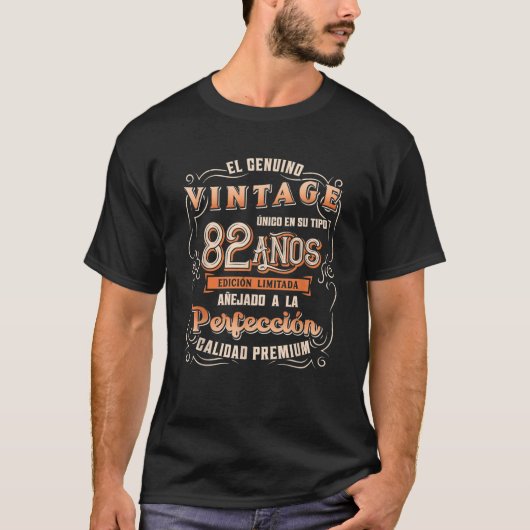 Mens Playera Cumcruses os 82 82誕生日ギフト Tシャツ (正面)