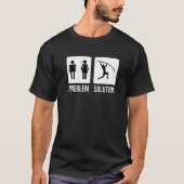 Mens Pole Vault Vaulter Jump Problem Solution   Tシャツ (正面)