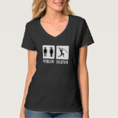 Mens Pole Vault Vaulter Jump Problem Solution   Tシャツ (正面)