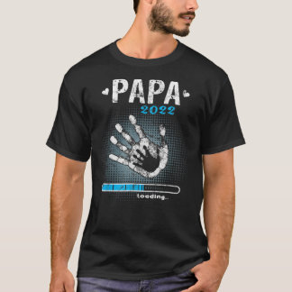 Mens Pregnancy Announcement Boy 2022 Papa Loading  Tシャツ