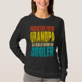 Mens Production Editor Grandpa Like a Regular Gran Tシャツ (正面)