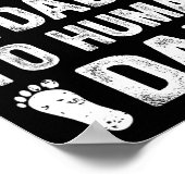 Mens Promoted From Dog Dad To Human Dad, Funny New ポスター (角)