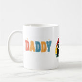 Mens Promoted To Daddy 2026 Dad Est 2026 Daddy To  コーヒーマグカップ (左)