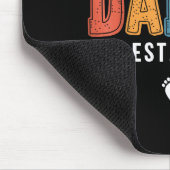 Mens Promoted To Daddy 2026 Dad Est 2026 Daddy To  マウスパッド (コーナー)