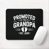 Mens Promoted To Grandpa Est 2026 New Grandpa Preg マウスパッド (マウス)