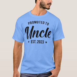 Mens Promoted to Uncle 2023  Tシャツ
